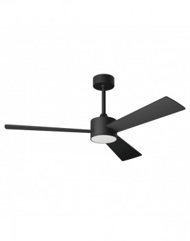 Ventilador de techo con luz Noaton 13132BBD LEPUS color gris basalto/marrón