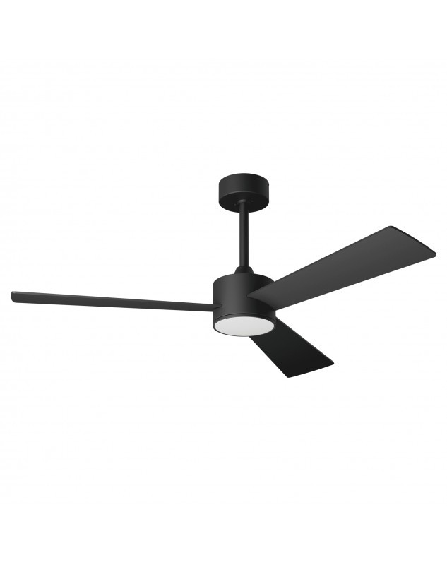 Ventilador de techo con luz Noaton 13132BBD LEPUS color gris basalto/marrón